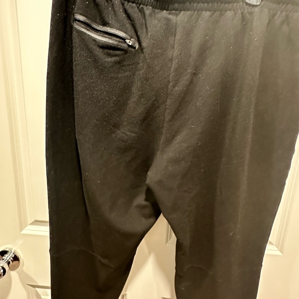 Black Russell athletic joggers